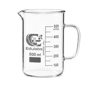 Beaker with Spout, Low Form with Handle